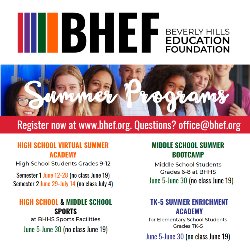 BHEF SUMMER PROGRAMS